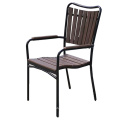 restaurants garden plastic wood chair table set